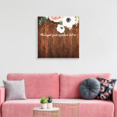 20"x20" Signature Leinwand Geometric Garden Rose (Insitu (Wohnzimmer))