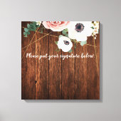 20"x20" Signature Leinwand Geometric Garden Rose (Vorderseite)