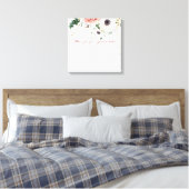 20"x20" Signature Leinwand Geometric Garden Rose (Insitu (Schlafzimmer))