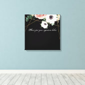 20"x20" Signature Leinwand Geometrischer Garten Sc (Insitu (Holzboden))