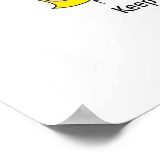 20"x28" BLEIBE WELL Poster (Ecke)