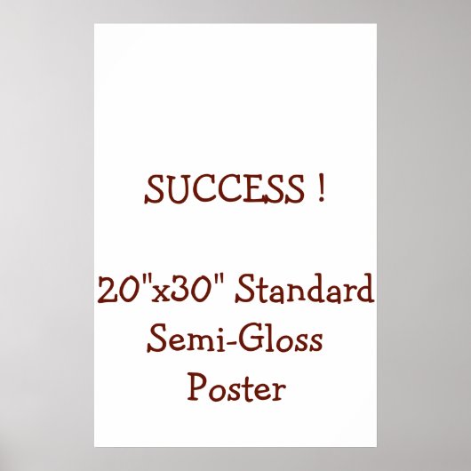 20"x30" Standardposter halbmatt Poster (Vorne)
