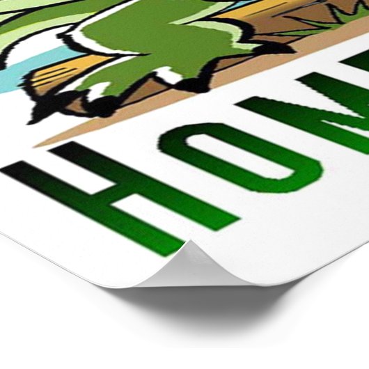 20" x 16" Cajun Heimat Security POSTER (Ecke)