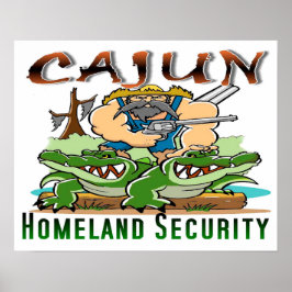 20" x 16" Cajun Heimat Security POSTER