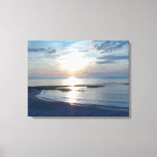 20" x 16"  Eingewickelte Leinwand Cape Cod Beach