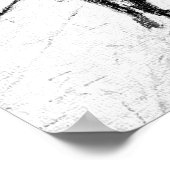 20" x 16" Fünf und frisches Poster BW (Ecke)