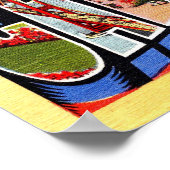 20 x 16 Grüße aus Kalifornien Poster (Ecke)