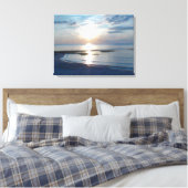 20" x 16" überzogene Canvas Cape Cod Beach Leinwanddruck (Insitu (Schlafzimmer))