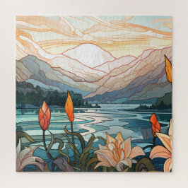 20" x 20" Nature Illustration, 676 Stück Puzzle