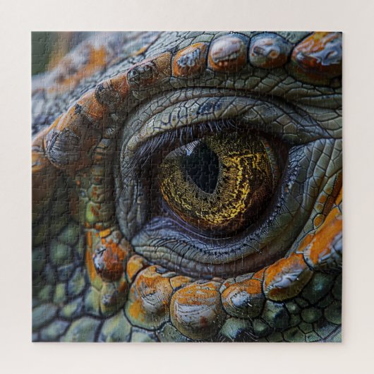 20" x 20" Triceratops Auge, 676 Stück, Puzzle (Vertikal)