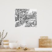 20 x 24 Farbplakat 2 Poster (Küche)