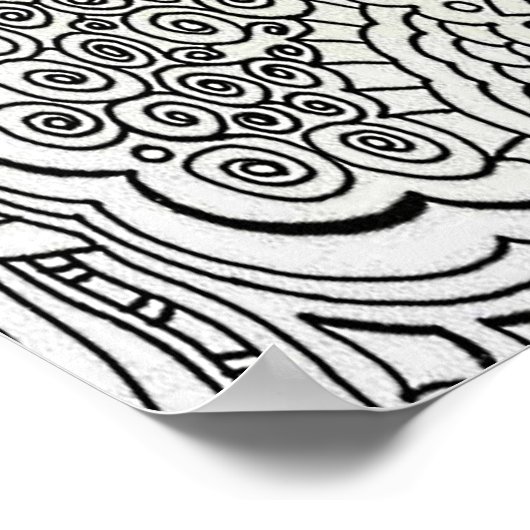 20 x 24 Farbplakat 4 Poster (Ecke)