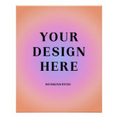 20 x 25 Vertikal bedruckt Poster (Vorderseite)