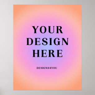 20 x 25 vertikale gedruckte Kunst Poster
