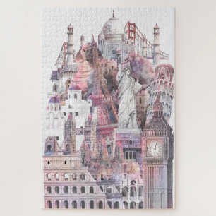 20" x 30", 1014 Teile Architectural Collection Puzzle