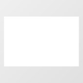 20" x 30" Benutzerdefiniertes Rechteck Fensterklam Fensteraufkleber (Blatt)