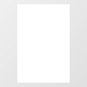 20" x 30" Benutzerdefiniertes Rechteck Fensterklam Fensteraufkleber (Blatt)