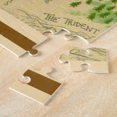 20 x 30 Illustrierte Yellowstone-Karte Puzzle (Seite)