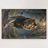 20" x 30" "Löwe im Wald", 1014 Stück, Puzzle (Horizontal)