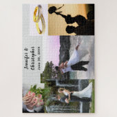20 x 30 Personalisierte Braut & Bräutigam Fügen Si Puzzle (Vertikal)