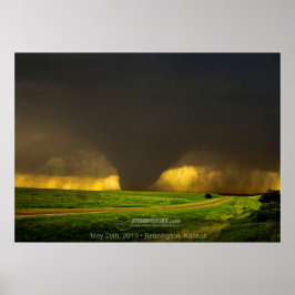 20" x 30", Tornado Poster