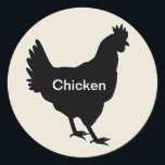 20 x Aufkleber, Hähnchen zur Auswahl Runder Aufkleber<br><div class="desc">Aufkleber für die Wahl der Mahlzeiten,  die bei Veranstaltungen,  Mittagessen,  Schulen,  Lebensmitteltransportern usw. verwendet werden.</div>