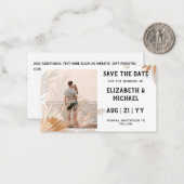 20 x BUDGET Foto Rett Dates Pampas Grass Tropica Mitteilungskarte (Vorderseite/Rückseite Beispiel)