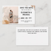 20 x BUDGET Foto Rett Dates Pampas Grass Tropica Mitteilungskarte (Vorne/Hinten)