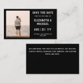 20 x HAUSHALT Foto Retten Daten Minimalistisch Ein Mitteilungskarte (Vorne/Hinten)