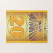 20 Year | AA 12 Step Anniversary Personalized Puzzle (Horizontal)