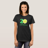 20 Year Old Tennis Player 2002 20th Birthday T-Shirt (Vorne ganz)