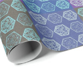 20D Gamer Paper! Geschenkpapier (Rolleneckpunkt)