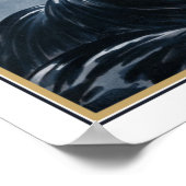 20er Jahre. Art Deco "Fliegen über die Wellen" Poster (Ecke)