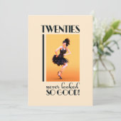 20er Jahre Vintage Anwendung Einladung (Stehend Vorderseite)