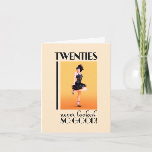 20er Jahre Vintage Anwendung Einladung (Vorderseite)