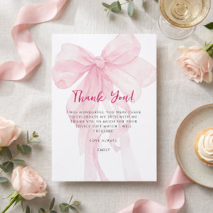 20er mit rosa Schleife binden 30. Geburtstag Danke Einladung
