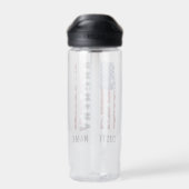 20oz Bogenfahne Maßgeschneiderte Wasserflasche Trinkflasche (Rückseite)