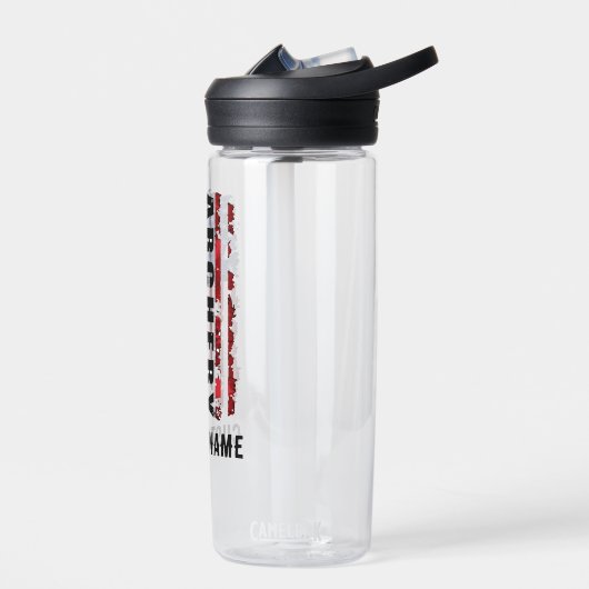 20oz Bogenfahne Maßgeschneiderte Wasserflasche Trinkflasche (Links)