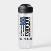 20oz Bogenfahne Maßgeschneiderte Wasserflasche Trinkflasche (Vorderseite)