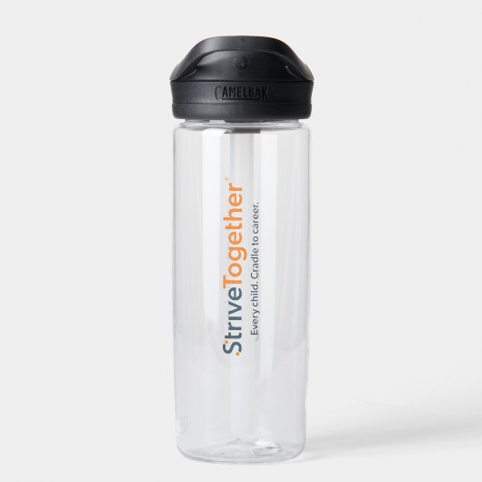 20oz CamelBak Eddy® Flasche - Klar (Rückseite)
