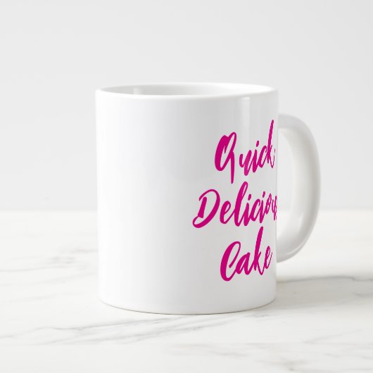 20oz Große Mikrowelle Tasse für Kuchen in einer Ta (Vorderseite Rechts)