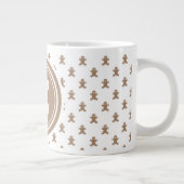 20oz großer Monogramm-Gingerbread-Mann Jumbo-Tasse (Rechts)