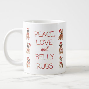 20oz Tasse für Frieden, Liebe und Bauch Rubs