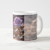 20oz Tasse mit Gedicht "Mauve Desert Rose" von EAT (Vorderseite Rechts)