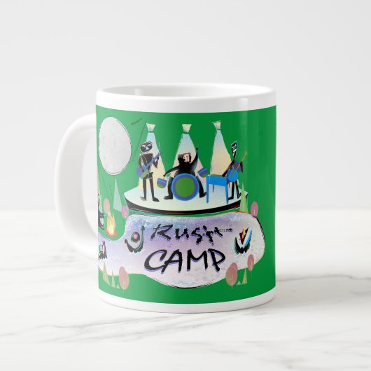 20oz Tasse RushCamp! (Vorderseite Links)