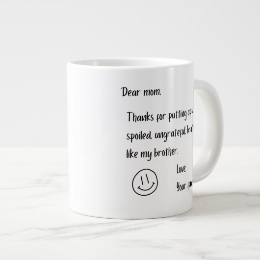 20oz Undankbare Tasse Brother (Vorderseite Rechts)