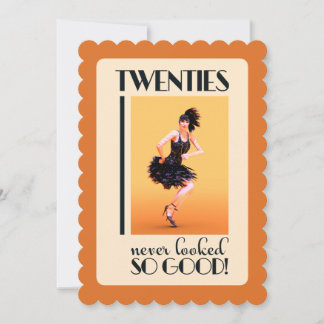 20s Birthday Vintage Custom Einladung