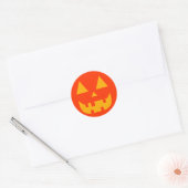 20Stickers pumpkin_gelb.png Runder Aufkleber (Umschlag)