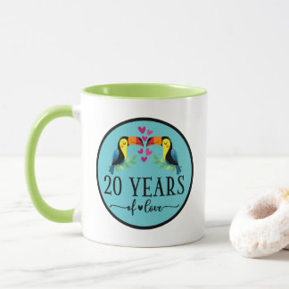 20th Anniversary 20 Years Together Tasse