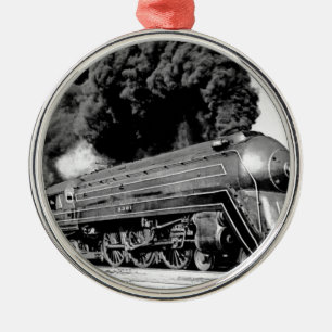 20th Century Limited Train Highball It! Vintage Silbernes Ornament